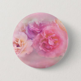 Dreamweaver Pastel-Rozen Ronde Button 5,7 Cm
