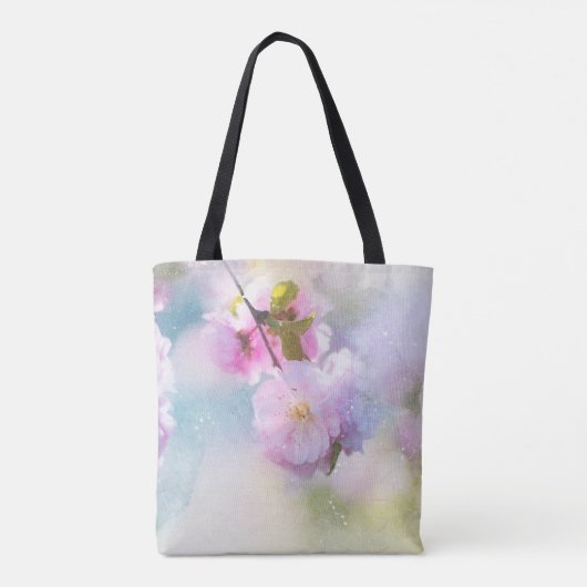 Dreamweaver Pastel-Rozen Tote Bag (Achterkant)
