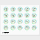Dreamweaver Pastels Lotus Flower Ronde Sticker (Vel)