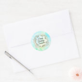 Dreamweaver Pastels Lotus Flower Ronde Sticker (Envelop)