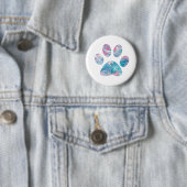 Dreamweaver Pawprint badge Ronde Button 5,7 Cm (In situ)