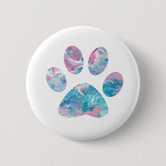Dreamweaver Pawprint badge Ronde Button 5,7 Cm