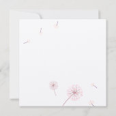 Dreamweaver Pig Flat Square-Moederdag kaart (Achterkant)