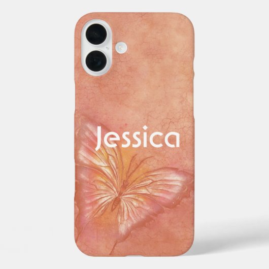 Dreamweaver Pink Butterfly Case-Mate iPhone Case (Achterkant)