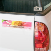 Dreamweaver Pink Dahlia Bumpersticker (Op Truck)