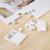 Dreamweaver Pink Floral MOM Photo Collage Moederda Legpuzzel (Zijkant)