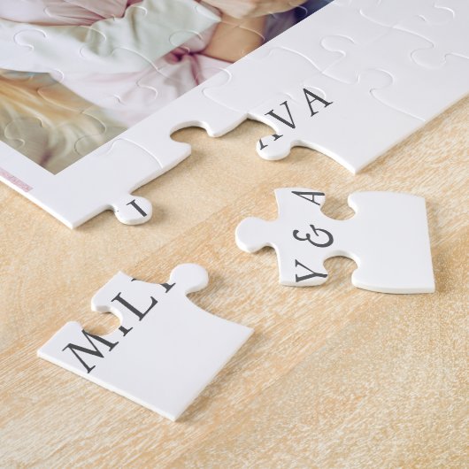 Dreamweaver Pink Floral MOM Photo Collage Moederda Legpuzzel (Zijkant)