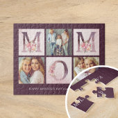 Dreamweaver Pink Floral MOM Photo Collage Moederda Legpuzzel