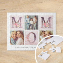 Dreamweaver Pink Floral MOM Photo Collage Moederda