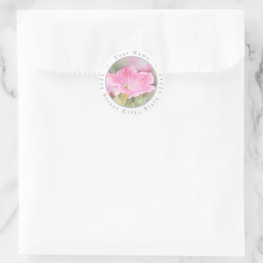Dreamweaver Pink Petunias Labels (Tas)