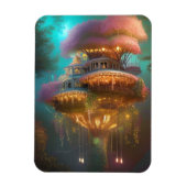 Dreamweaver Pink Treehouse Digital Art Magneet (Verticaal)