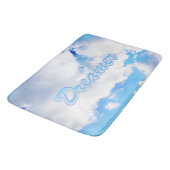 Dreamweaver Puffy White Clouds en Blue Sky Badmat (Gekanteld)