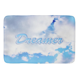 Dreamweaver Puffy White Clouds en Blue Sky Badmat
