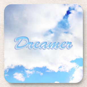 Dreamweaver Puffy White Clouds en Blue Sky Bier Onderzetter