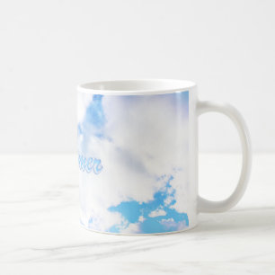 Dreamweaver Puffy White Clouds en Blue Sky Koffiemok