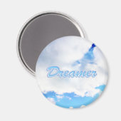 Dreamweaver Puffy White Clouds en Blue Sky Magneet (Voorkant / Achterkant)
