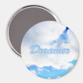 Dreamweaver Puffy White Clouds en Blue Sky Magneet (Voorkant / Achterkant)
