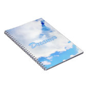 Dreamweaver Puffy White Clouds en Blue Sky Notitieboek (Rechterzijde)