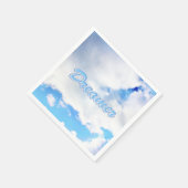 Dreamweaver Puffy White Clouds en Blue Sky Servetten (Hoek)