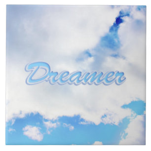 Dreamweaver Puffy White Clouds en Blue Sky Tegeltje