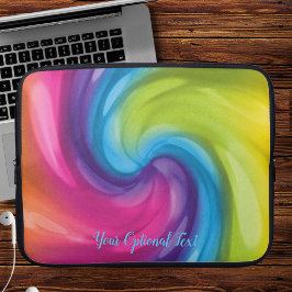 Dreamweaver Rainbow Swirl Laptop Sleeve