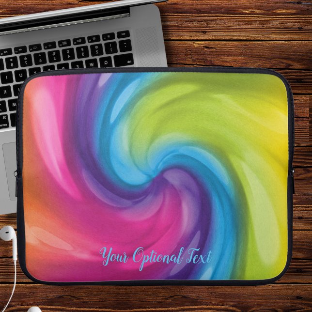 Dreamweaver Rainbow Swirl Laptop Sleeve (Creator heeft geüpload)