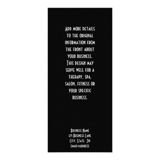 Dreamweaver Red en Green Sweep Reclamekaart (Achterkant)