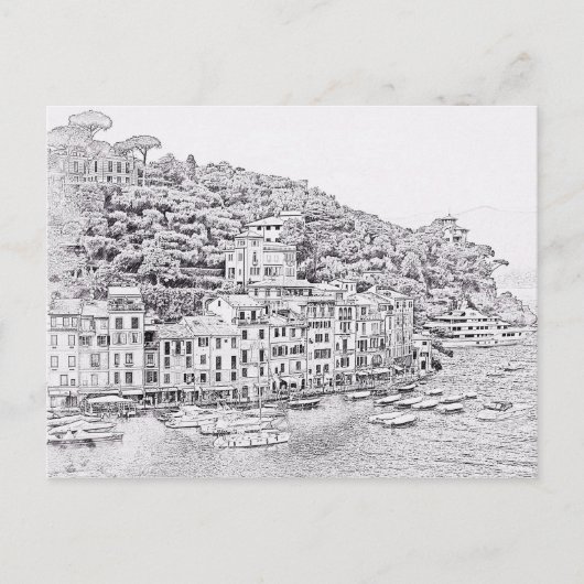 Dreamweaver Romantic Portofino, Italië Briefkaart (Voorkant)
