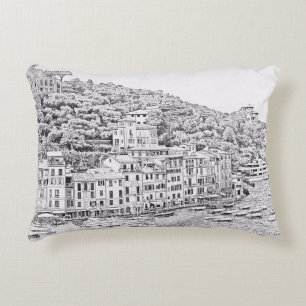 Dreamweaver Romantic Portofino, Italië Pillow Decoratief Kussen