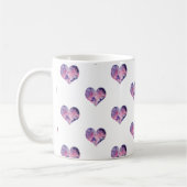 Dreamweaver roze hartpatroon - koffiemok (Links)