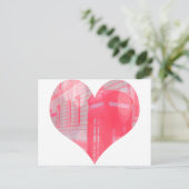 Dreamweaver Roze telefoonbox Briefkaart (Staand voorkant)