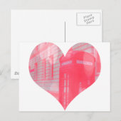 Dreamweaver Roze telefoonbox Briefkaart (Voorkant / Achterkant)