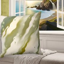 Dreamweaver Seaweed Abstract Green Art Pattern Pil