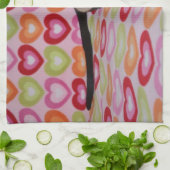 Dreamweaver Siamese Cat Hearts Theedoek (Gevouwen)