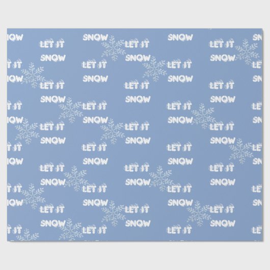 Dreamweaver Snowflakes laat het sneeuwpakpapier Cadeaupapier (Vlak)