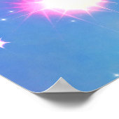 Dreamweaver Sparkle Rainbow Unicorn Sky Poster (Hoek)