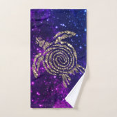 Dreamweaver Spiral Gold Shimmery Zee Turtles Bad Handdoek (Handdoek)