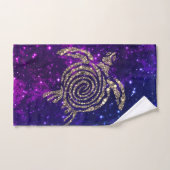 Dreamweaver Spiral Gold Shimmery Zee Turtles Bad Handdoek (Handdoek)