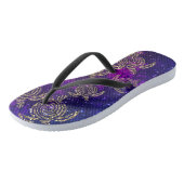 Dreamweaver Spiral Gold Shimmery Zee Turtles Teenslippers (Schuin)