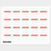 Dreamweaver Stamp Ronde Sticker (Vel)