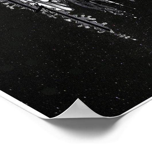 Dreamweaver - Starry-achtergrond Poster (Hoek)