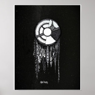 Dreamweaver - Starry-achtergrond Poster