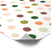 "Dreamweaver Stippen" Whimsical & Colorful Polka D Poster (Hoek)