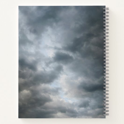 Dreamweaver Storm Clouds Breaking Sketch Journal Notitieboek (Achterkant)