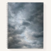 Dreamweaver Storm Clouds Breaking Sketch Journal Notitieboek (Voorkant)