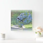 Dreamweaver Summer Hydrangeas Vierkante Klok (Huis)