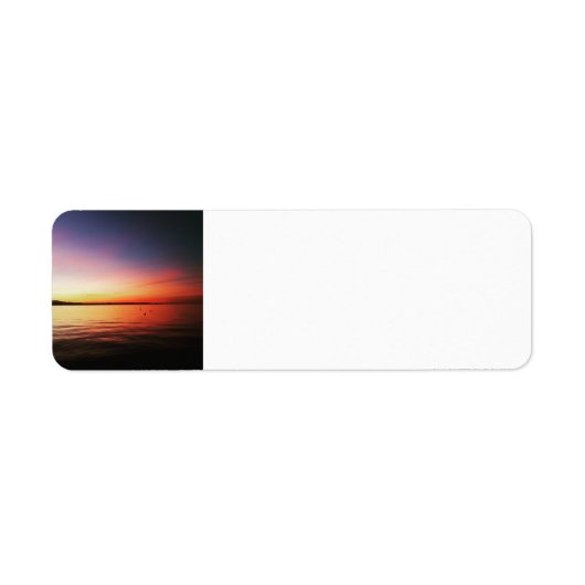 Dreamweaver Sunset Return-adres Etiket (Voorkant)