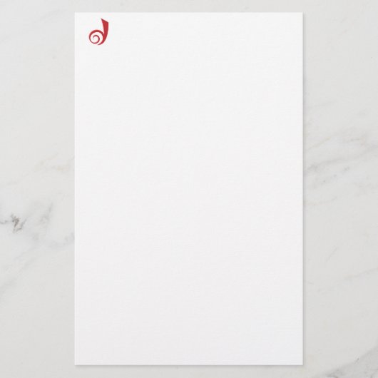 Dreamweaver Swirl Stationery Briefpapier (Voorkant)