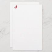 Dreamweaver Swirl Stationery Briefpapier (Voorkant / Achterkant)