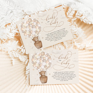 Dreamweaver Teddy Bear Hot Air ballonboeken voor B Informatiekaartje